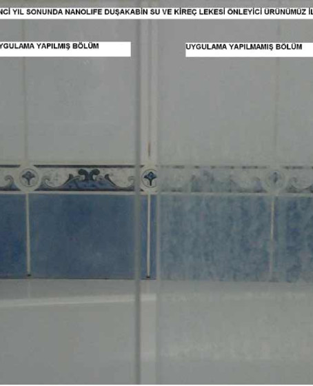 Nanoteknolojik Duşakabin Su Kaydırıcı 2 Yıl Etkili