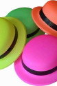 Neon Partisi Pembe Renk Melon Plastik Parti Şapkası