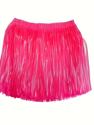 Neon Pembe Hawaii Parti Eteği 40 cm Neon Pembe Hawaii Parti Eteği 40 cm