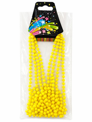 Neon Sarı Boncuk Kolye 80 cm – Retro 80’ler 90’lar Parti Aksesuarı Neon Sarı Boncuk Kolye 80 cm – Retro 80’ler 90’lar Parti Aksesuarı