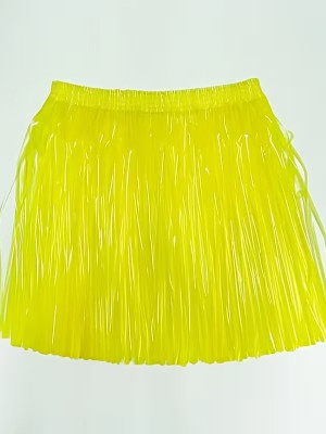 Neon Sarı Hawaii Parti Eteği 40 cm Neon Sarı Hawaii Parti Eteği 40 cm