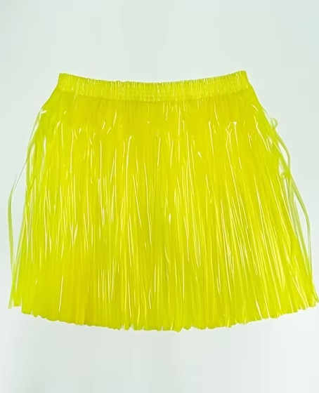 Neon Sarı Hawaii Parti Eteği 40 cm Neon Sarı Hawaii Parti Eteği 40 cm