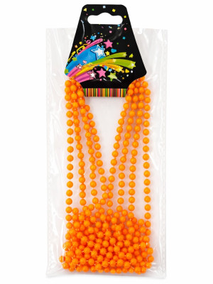 Neon Turuncu Boncuk Kolye 80 cm – Retro 80’ler 90’lar Parti Aksesuarı Neon Turuncu Boncuk Kolye 80 cm – Retro 80’ler 90’lar Parti Aksesuarı