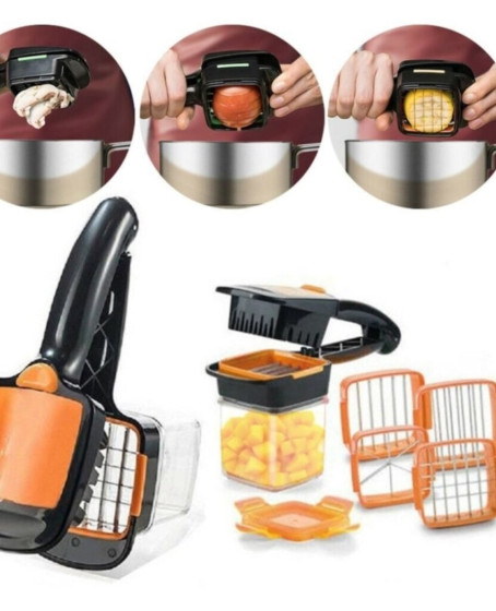 5 In 1 Pratik Hazneli Sebze Meyve Doğrayıcı 5 In 1 Pratik Hazneli Sebze Meyve Doğrayıcı