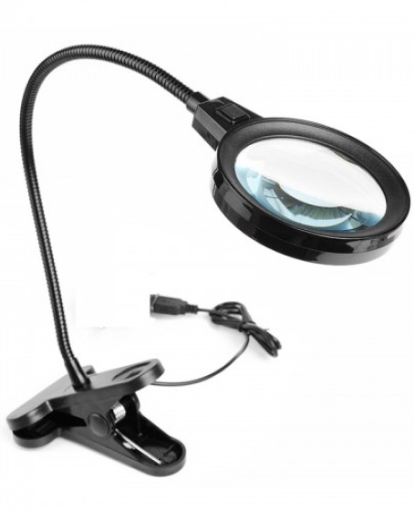 12 Led Clipsli Işıklı Büyüteç Işıklı Masa Lambası Çalışma Lambası 12 Led Clipsli Işıklı Büyüteç Işıklı Masa Lambası Çalışma Lambası