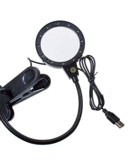 12 Led Clipsli Işıklı Büyüteç Işıklı Masa Lambası Çalışma Lambası 12 Led Clipsli Işıklı Büyüteç Işıklı Masa Lambası Çalışma Lambası