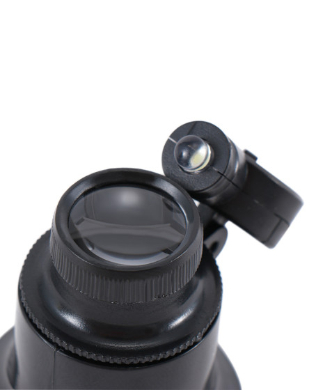 20X Büyütmeli Saat Takı Onarım Için Cam Lensli Optik Işıklı Göz Büyüteç Mg13B-9A