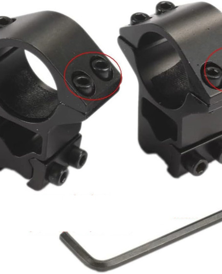 25.4mm dürbün için 11mm YÜKSEK Havalı Ayağı