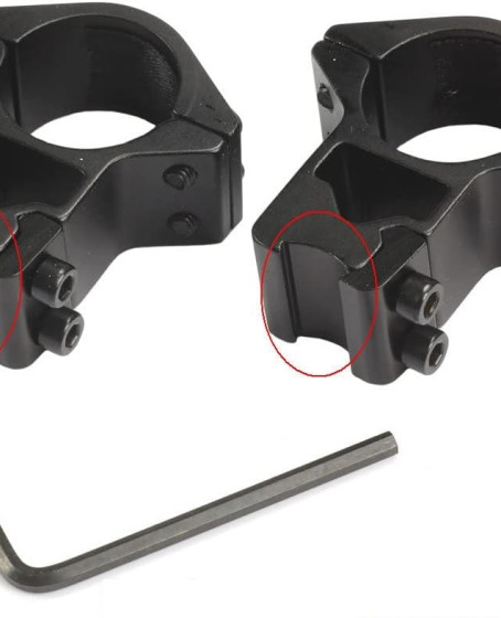 25.4mm dürbün için 11mm YÜKSEK Havalı Ayağı