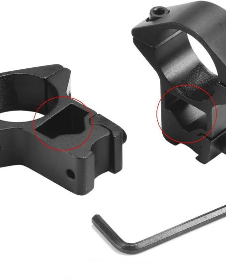 25.4mm dürbün için 11mm YÜKSEK Havalı Ayağı