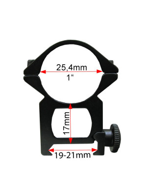 Çift vidalı 22 Mm Dürbün Montaj Ayağı