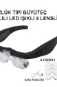Şarjlı Gözlük Büyüteç 4 Farklı Lens -11537Dc Şarjlı Gözlük Büyüteç 4 Farklı Lens -11537Dc