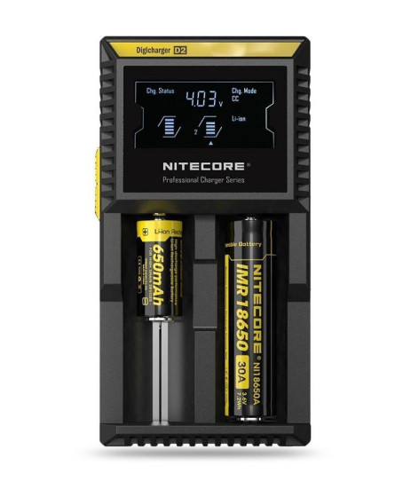 Nitecore D2 Digi Charger Li-ion / NI-CD / NI-MH / LifePO4 Dijital Pil Şarj Cihazı