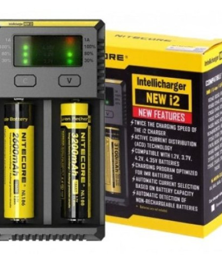 Nitecore New İ2 İntelli Charger Li-ion / NI-CD / NI-MH Pil Şarj Cihazı