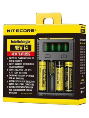 Nitecore New İ4 İntelli Charger Li-ion / NI-CD / NI-MH Pil Şarj Cihazı