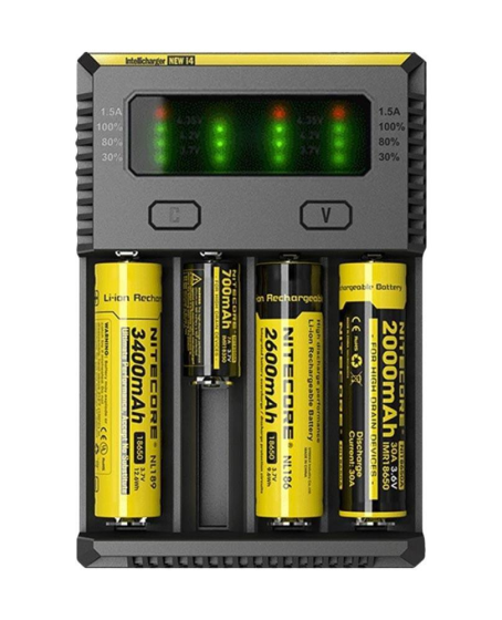 Nitecore New İ4 İntelli Charger Li-ion / NI-CD / NI-MH Pil Şarj Cihazı