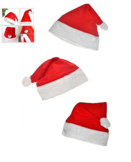Noel Baba Şapkası 3 Adet Set Noel Baba Şapkası 3 Adet Set