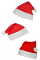 Noel Baba Şapkası 3 Adet Set Noel Baba Şapkası 3 Adet Set
