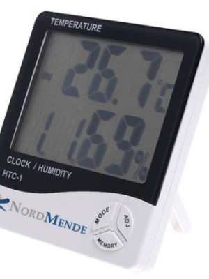 Dijital Termometre Nem Ölçer Saat Alarm Özellikli LCD Ekran İç Mekan Sıcaklık Göstergesi Dijital Termometre Nem Ölçer Saat Alarm Özellikli LCD Ekran İç Mekan Sıcaklık Göstergesi