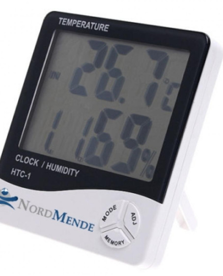 Dijital Termometre Nem Ölçer Saat Alarm Özellikli LCD Ekran İç Mekan Sıcaklık Göstergesi Dijital Termometre Nem Ölçer Saat Alarm Özellikli LCD Ekran İç Mekan Sıcaklık Göstergesi