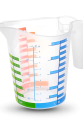 Ölçü Kabı Dereceli Renkli 1000 ML Ölçü Kabı Dereceli Renkli 1000 ML