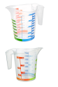 Ölçü Kabı Dereceli Renkli 1000 ML + 300 ML Set Ölçü Kabı Dereceli Renkli 1000 ML + 300 ML Set