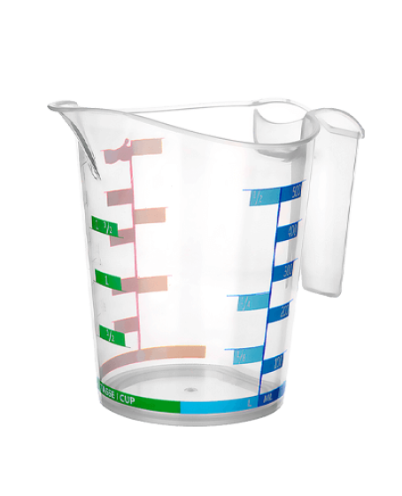 Ölçü Kabı Dereceli Renkli 1000 ML + 500 ML Set Ölçü Kabı Dereceli Renkli 1000 ML + 500 ML Set