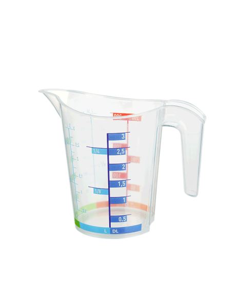 Ölçü Kabı Dereceli Renkli 300ML - 10,1oz