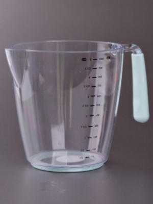 Ölçü ve Hamur Kabı 1000 ML - Silikon Sap