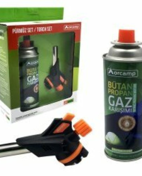 ORCAMP 2PCS PÜRMÜZ VE TORCH SETİ PÜRMÜZ TORCH ÇAKMAK BAŞLIK KAMP GAZI 227GR/400ML ORCAMP 2PCS PÜRMÜZ VE TORCH SETİ PÜRMÜZ TORCH ÇAKMAK BAŞLIK KAMP GAZI 227GR/400ML