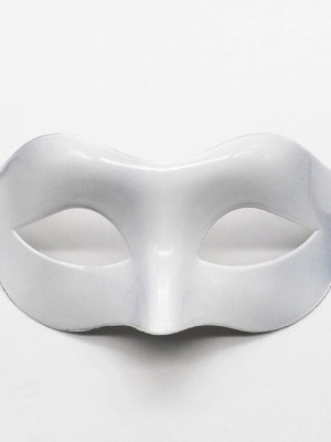 Beyaz Renk Masquerade Kostüm Partisi Venedik Balo Maskesi Beyaz Renk Masquerade Kostüm Partisi Venedik Balo Maskesi