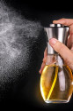 Paslanmaz Çelik Başlıklı Cam Spray Yağdanlık Paslanmaz Çelik Başlıklı Cam Spray Yağdanlık