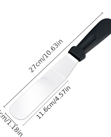 Paslanmaz Çelik L Tipi Pastacı Spatulası – Krema Düzeltme ve Pasta Şekillendirme Bıçağı Paslanmaz Çelik L Tipi Pastacı Spatulası – Krema Düzeltme ve Pasta Şekillendirme Bıçağı