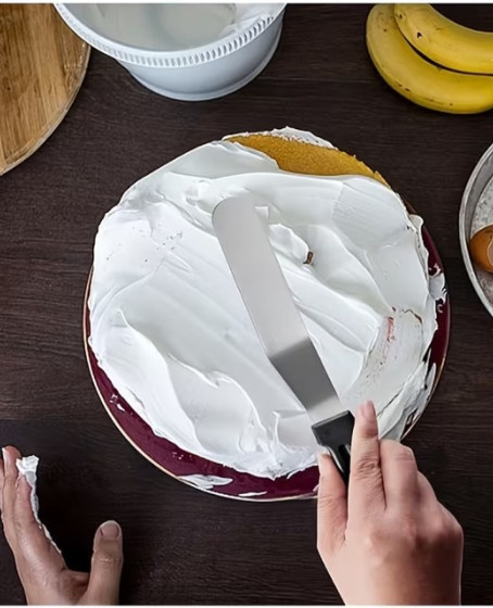 Paslanmaz Çelik L Tipi Pastacı Spatulası – Krema Düzeltme ve Pasta Şekillendirme Bıçağı Paslanmaz Çelik L Tipi Pastacı Spatulası – Krema Düzeltme ve Pasta Şekillendirme Bıçağı