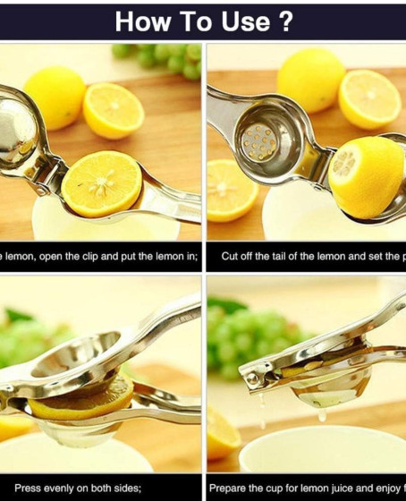 Paslanmaz Çelik Limon Sıkacağı Paslanmaz Çelik Limon Sıkacağı
