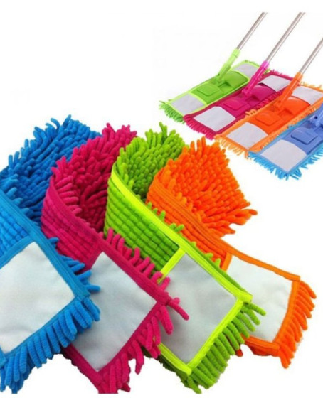 Paspas Yedeği Mikrofiber Makarna Mop Paspas Yedeği 60 Cm