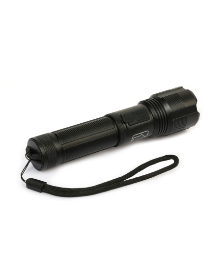 PeakStar Ps-1600 Süper Parlak Led Zoomlu 5 Mod Su Geçirmez Profesyonel Kamp Bekçi Avcı Feneri