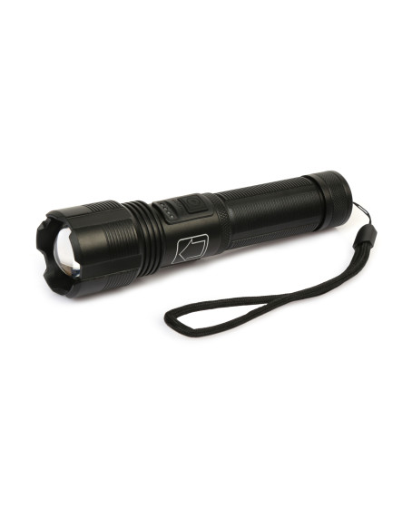 PeakStar Ps-1600 Süper Parlak Led Zoomlu 5 Mod Su Geçirmez Profesyonel Kamp Bekçi Avcı Feneri