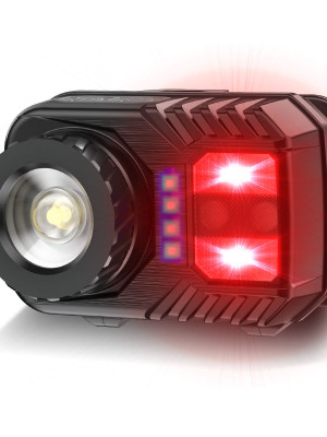 PeakStar PS-571 Sensör XPG COB LED USB Şarj Edilebilir Lityum Pilli Zoomlu Kafa Lambası