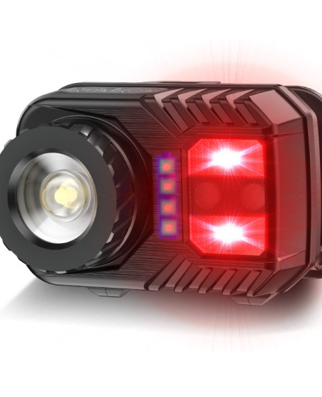 PeakStar PS-571 Sensör XPG COB LED USB Şarj Edilebilir Lityum Pilli Zoomlu Kafa Lambası