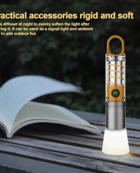 PeakStar Ps-8915 10W Zoomlu Led Powerbank Özellikli Şarjlı Kamp El Feneri PeakStar Ps-8915 10W Zoomlu Led Powerbank Özellikli Şarjlı Kamp El Feneri