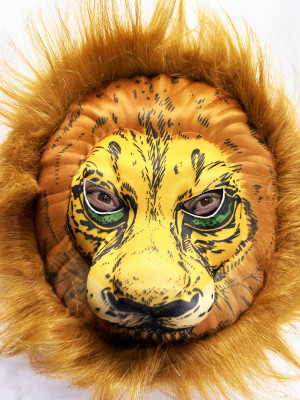 Peluş Aslan Maskesi Kahverengi Yeleli Mega Peluş 33 No Peluş Aslan Maskesi Kahverengi Yeleli Mega Peluş 33 No