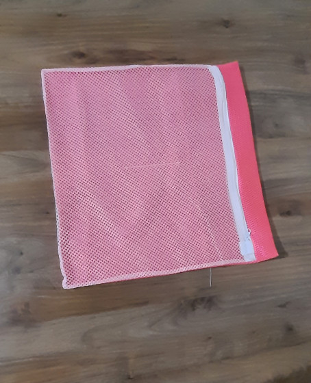 Pembe Fermuarlı - Hassas Çamaşır Terlik Ayakkabı Yıkama Filesi Büyük Boy Pembe Fermuarlı - Hassas Çamaşır Terlik Ayakkabı Yıkama Filesi Büyük Boy