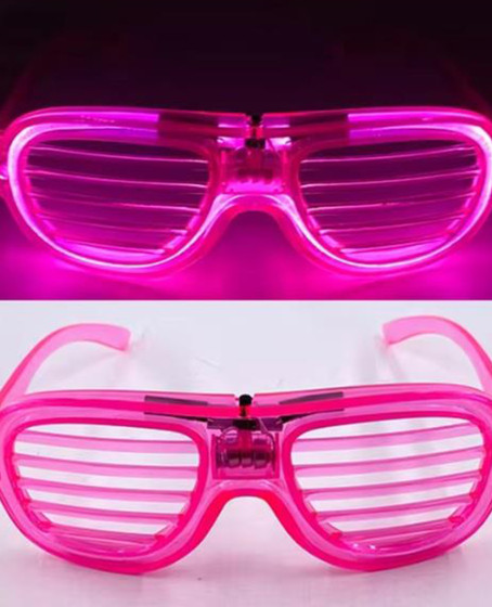 Pembe Led Işıklı Parti Gözlüğü - Neon Glow Şerit Gözlük 3 Modlu Pembe Led Işıklı Parti Gözlüğü - Neon Glow Şerit Gözlük 3 Modlu