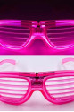 Pembe Led Işıklı Parti Gözlüğü - Neon Glow Şerit Gözlük 3 Modlu Pembe Led Işıklı Parti Gözlüğü - Neon Glow Şerit Gözlük 3 Modlu