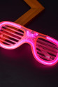 Pembe Led Işıklı Parti Gözlüğü - Neon Glow Şerit Gözlük 3 Modlu Pembe Led Işıklı Parti Gözlüğü - Neon Glow Şerit Gözlük 3 Modlu