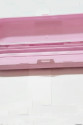 Pembe Multi Renkli Kapaklı Kalemlik Kutusu -Çanta İçi Saklama - Diş Fırçası - Makyaj Fırçası Kutu