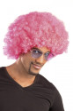 Pembe Renk Kıvırcık Afro Bonus Peruk Pembe Renk Kıvırcık Afro Bonus Peruk