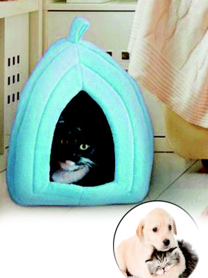 Pet Hut Polar Kedi ve Köpek Yatağı - Mavi Pet Hut Polar Kedi ve Köpek Yatağı - Mavi