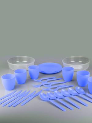 Piknik Seti 6 Kişilik Çantalı 32 Parça